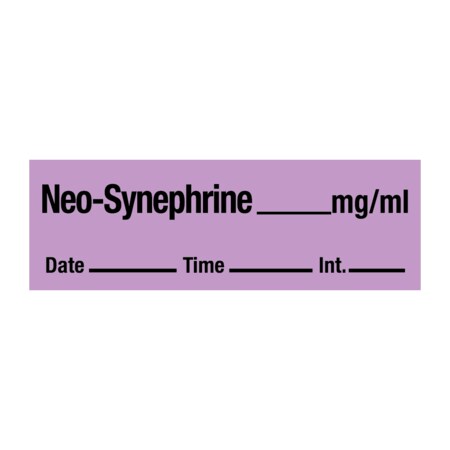 Nevs Neosynephrine_mg/ml DTI 1/2 x 500 Violet w/Black SANT-266